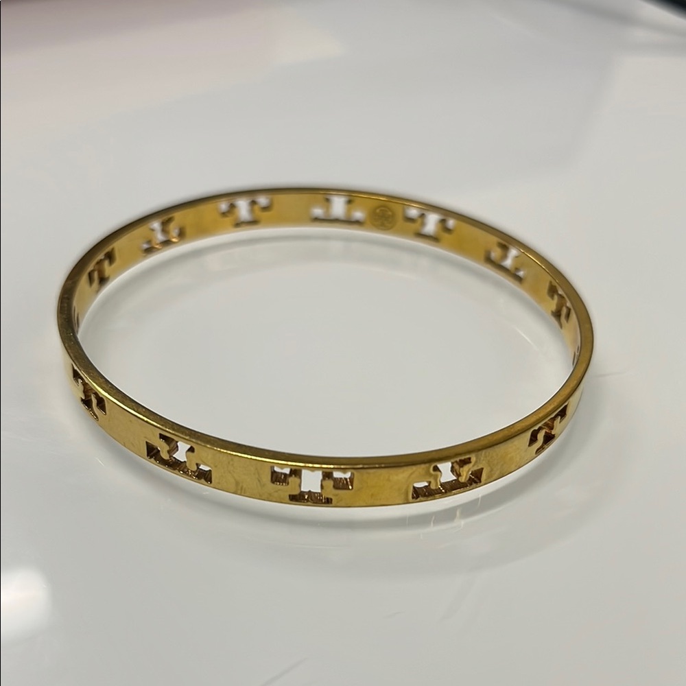 Tory Burch | Gold Tone | Bangle Bracelet |